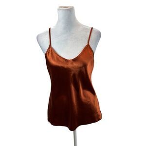 Vintage Escapades Brand Bronze Copper‎ Colored Camisole Size Medium